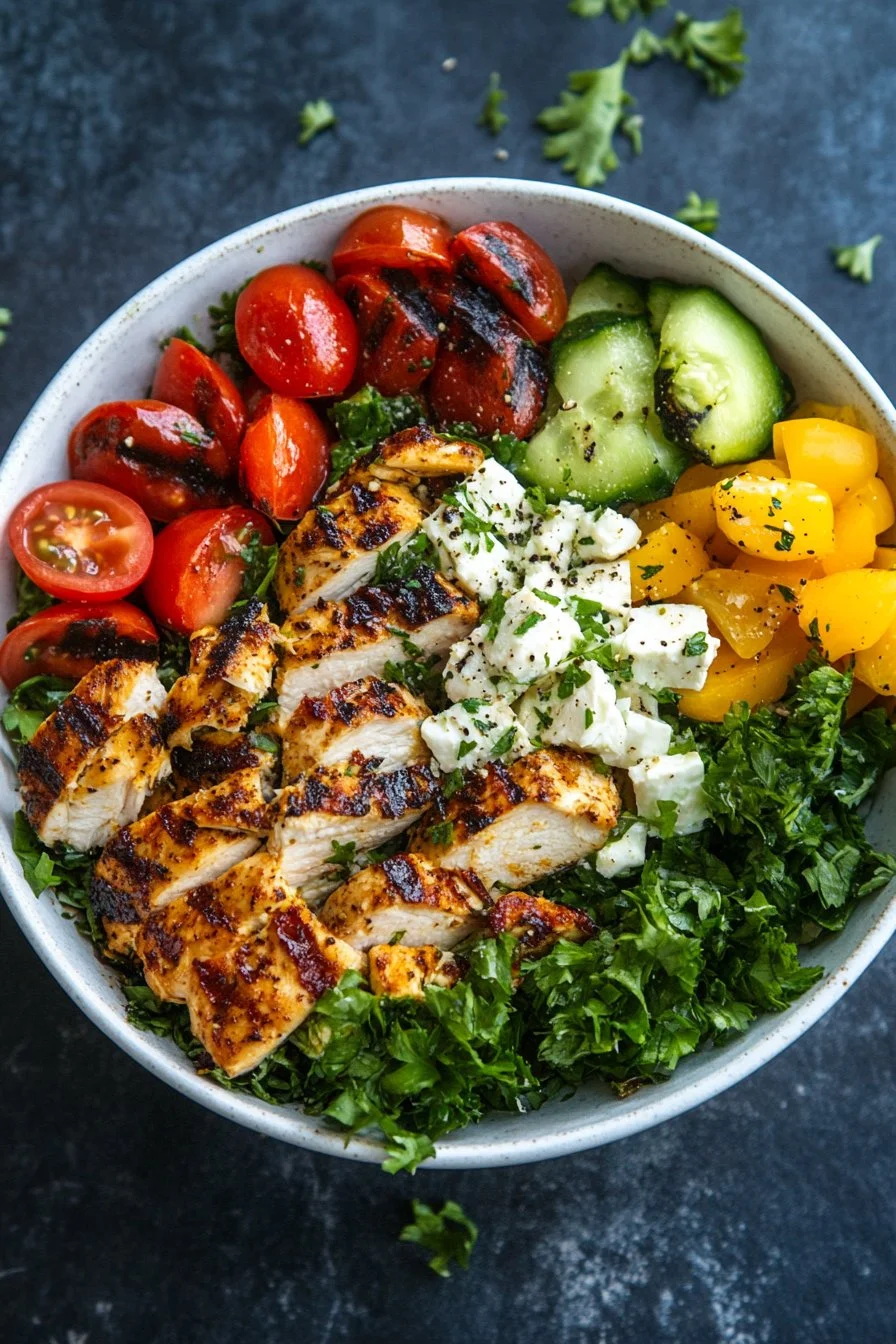 Greek Chicken Bowls