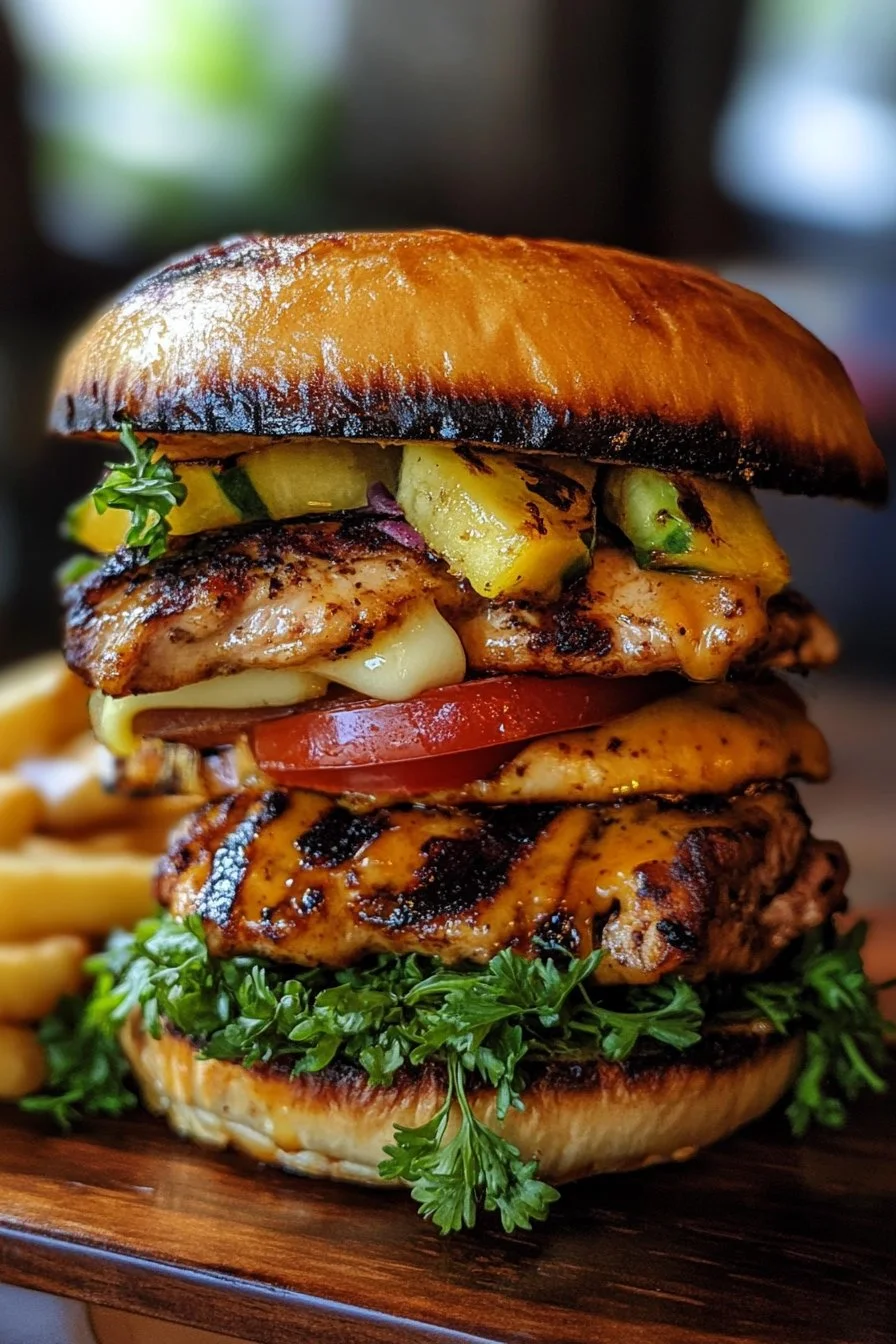 Hawaiian Turn Turn Chicken Stack