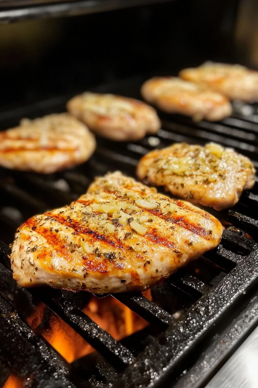 Homemade Garlic Parmesan Grilled Chicken