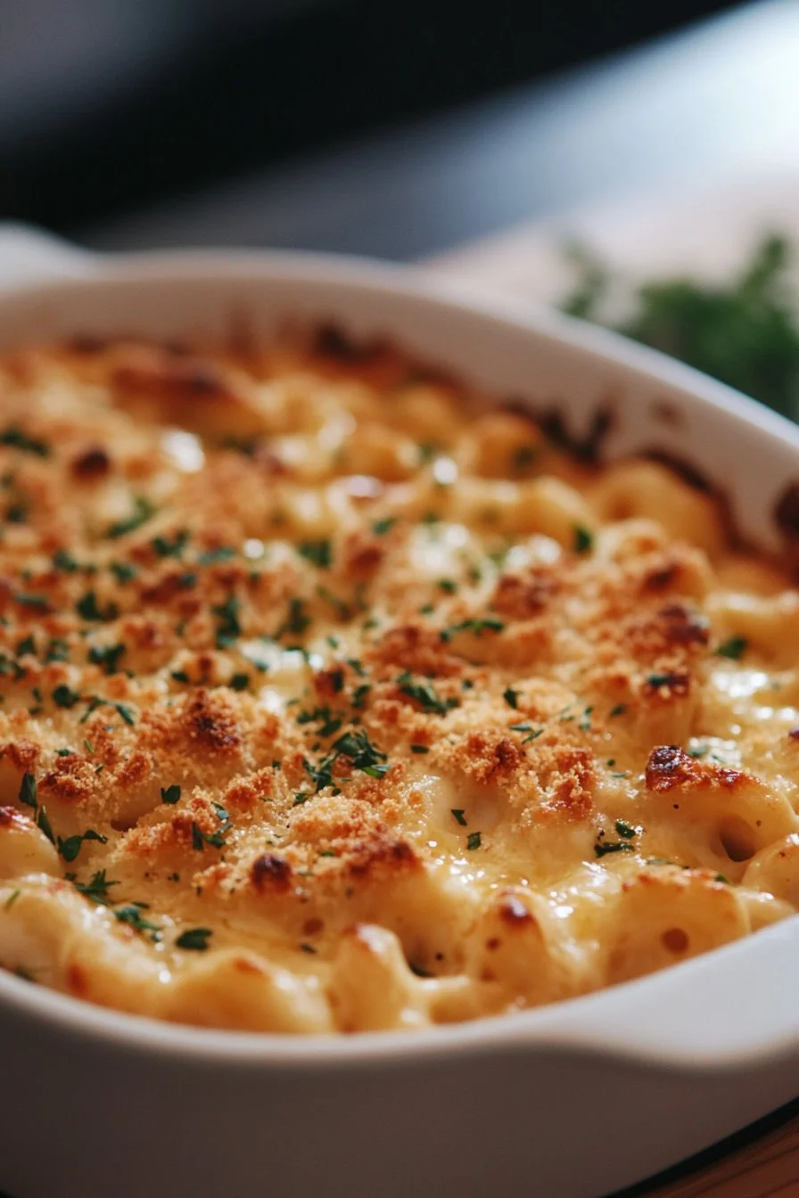 Honey Garlic Butter Chicken Mac and Cheese