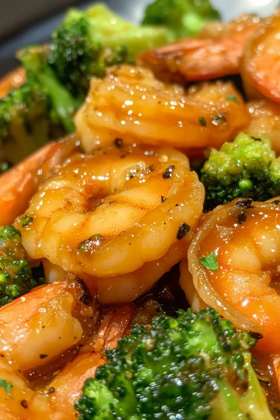 Low Carb Shrimp and Broccoli