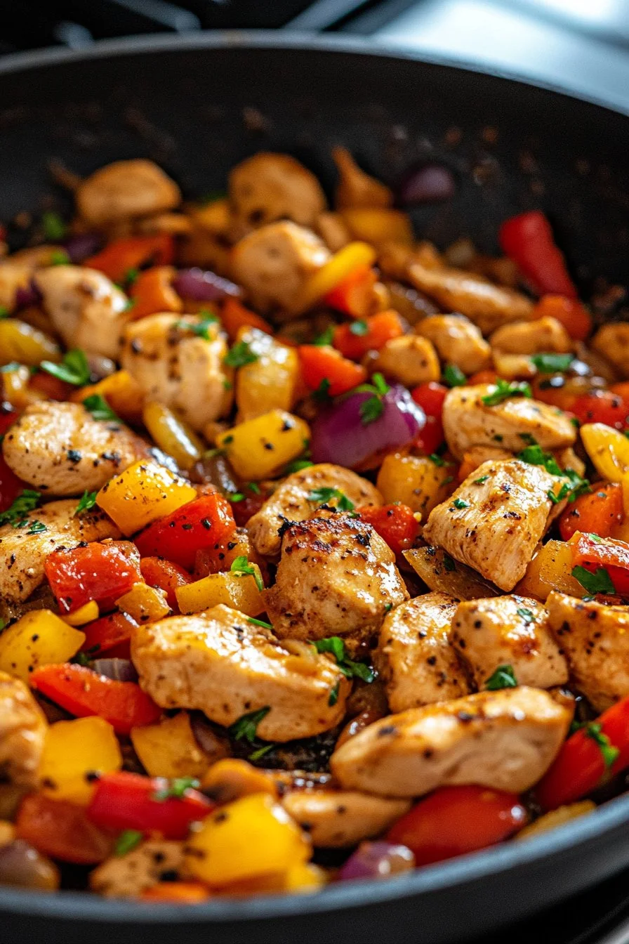 Mediterranean Chicken Stir Fry