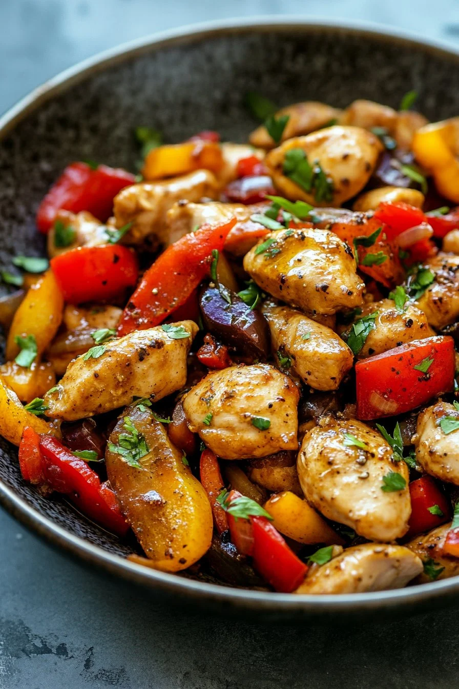 Mediterranean Chicken Stir Fry