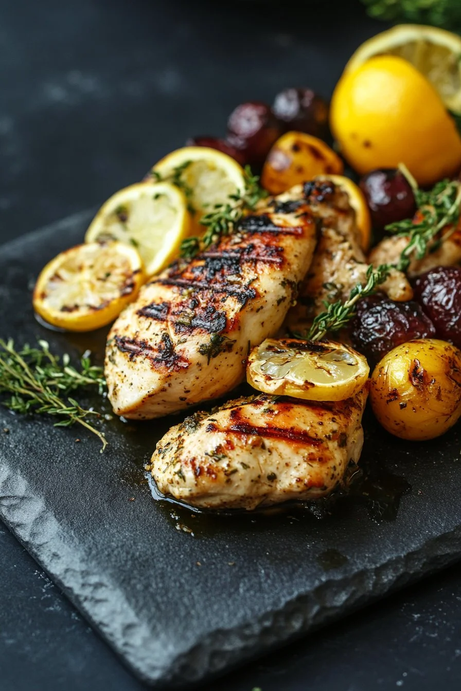 Mediterranean Grilled Chicken Breasts