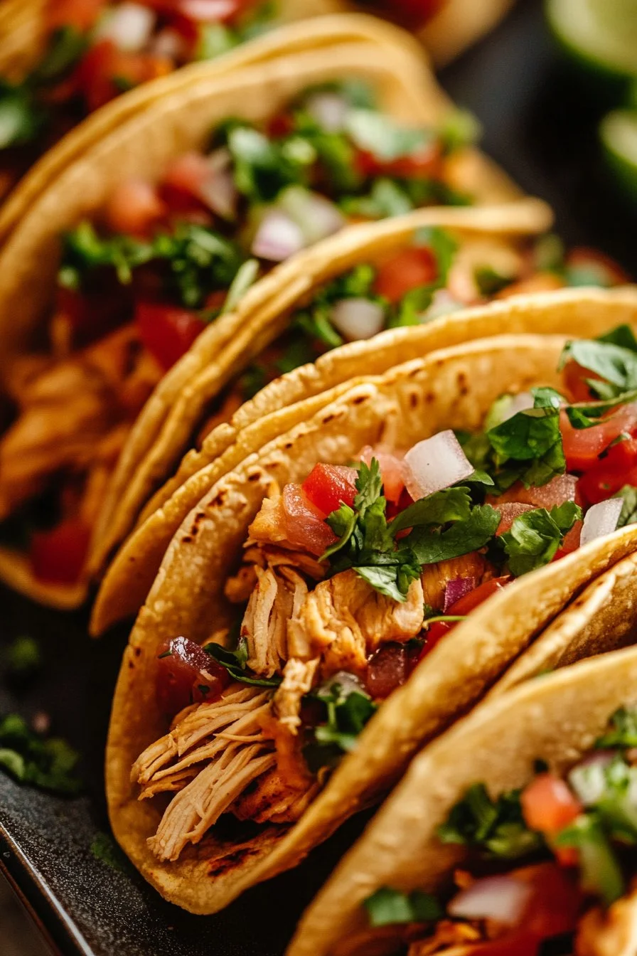 Mini Baked Chicken Tacos