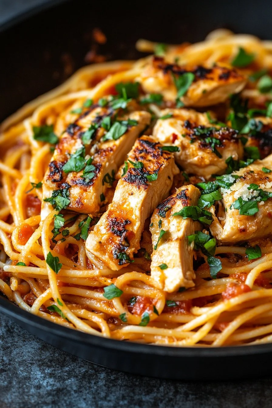 Monterey Chicken Spaghetti