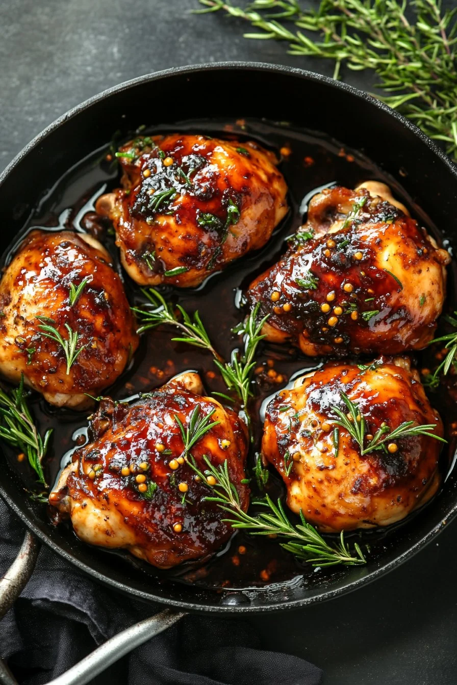 One-Pan Juicy Chicken with Balsamic Sauce