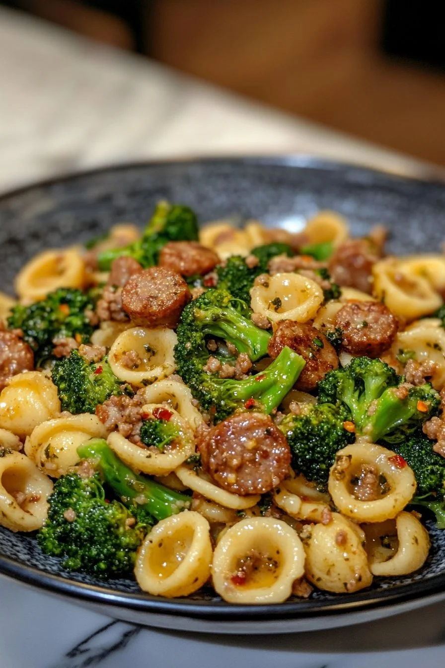 Orecchiette with Sausage and Broccoli