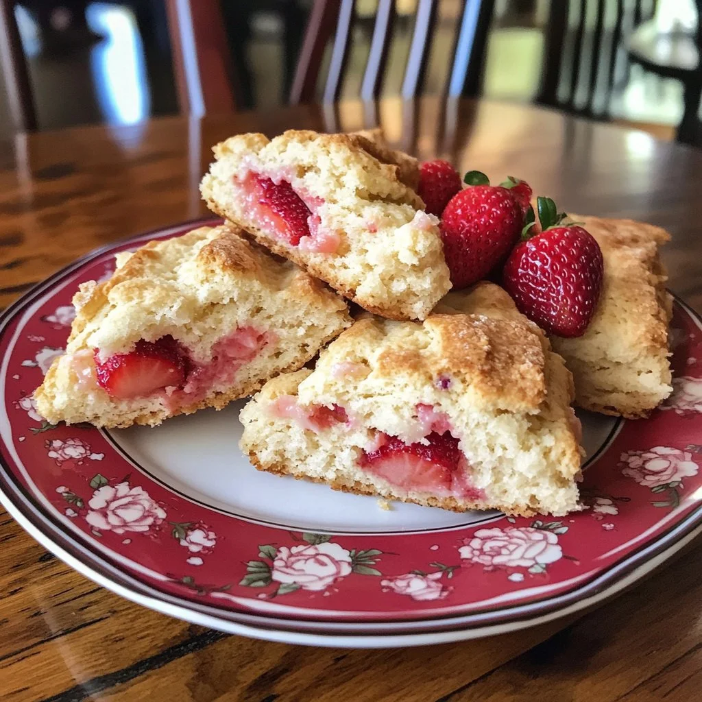 Strawberry Scones