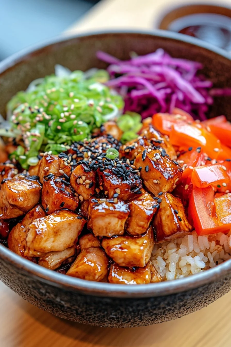 Teriyaki Chicken Rice Bowl