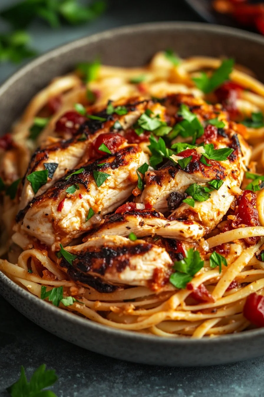 Tuscan Grilled Chicken Pasta