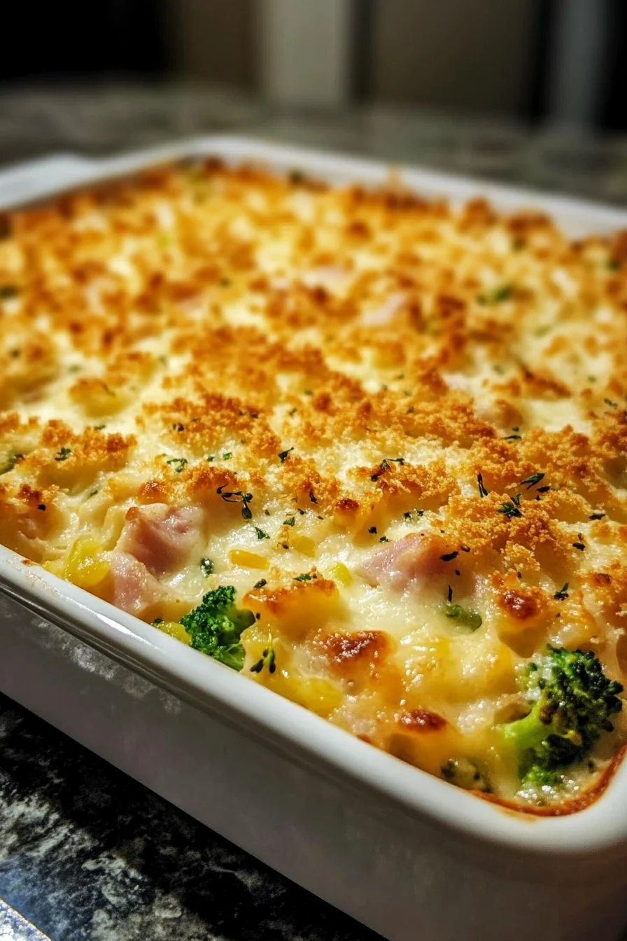 Ultimate Ham Broccoli Casserole