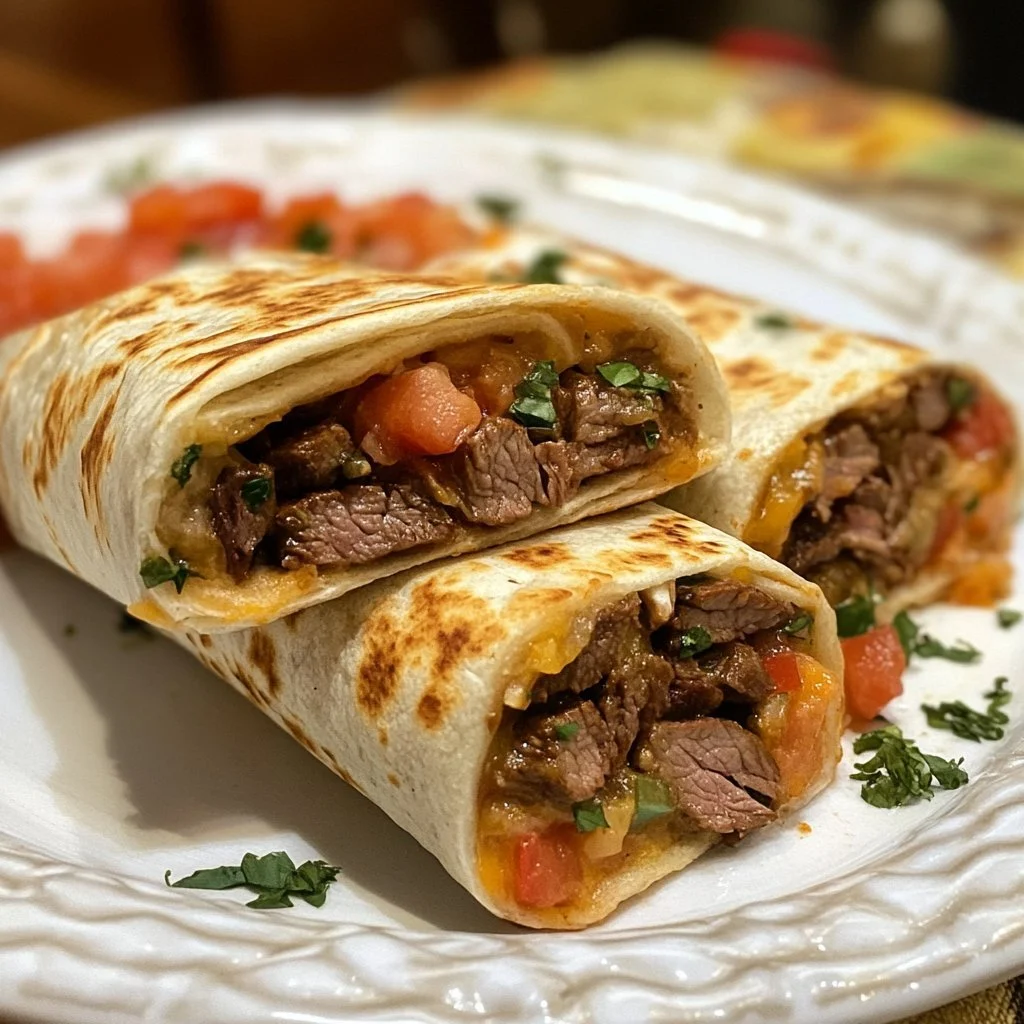 Delicious Steak Burritos
