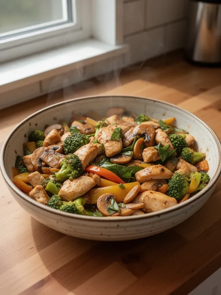 Best Garlic Chicken Vegetable Stir Fry