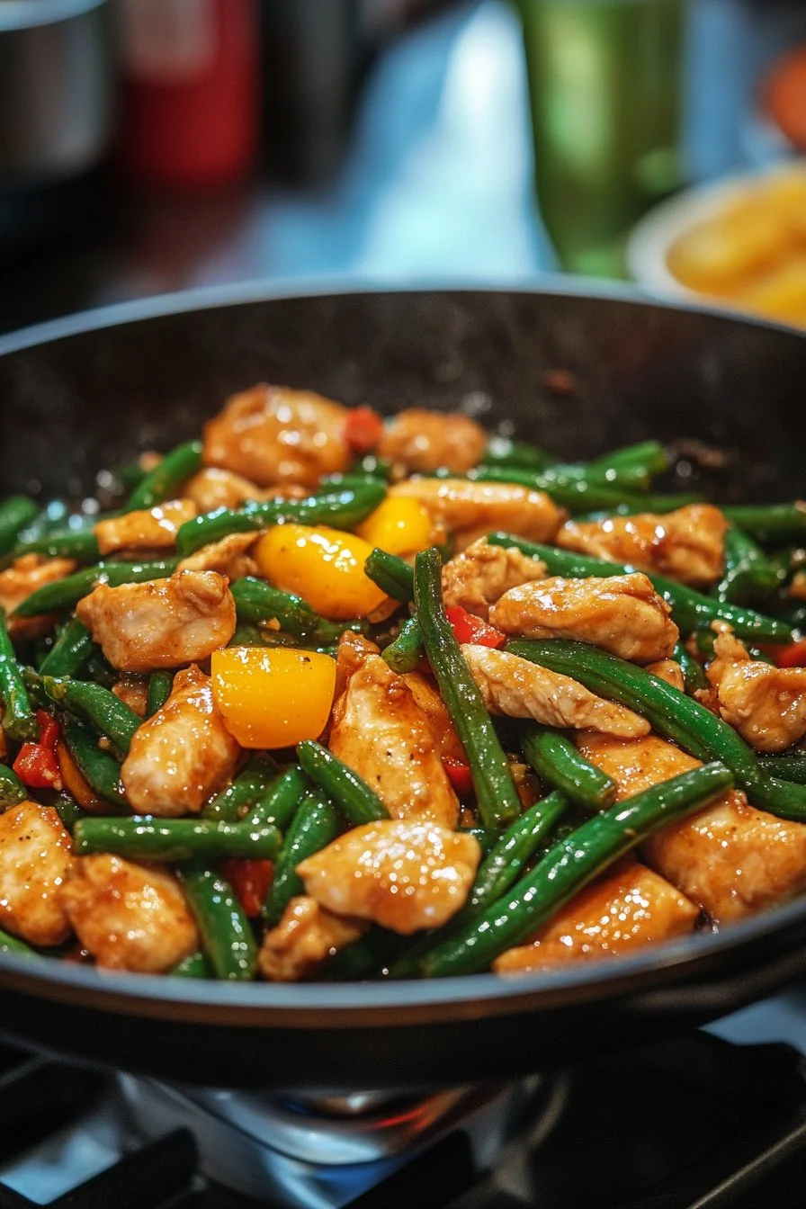 Chicken and Green Bean Stir-Fry