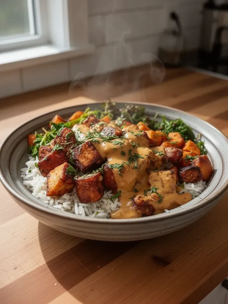 Chicken and Sweet Potato Bowls