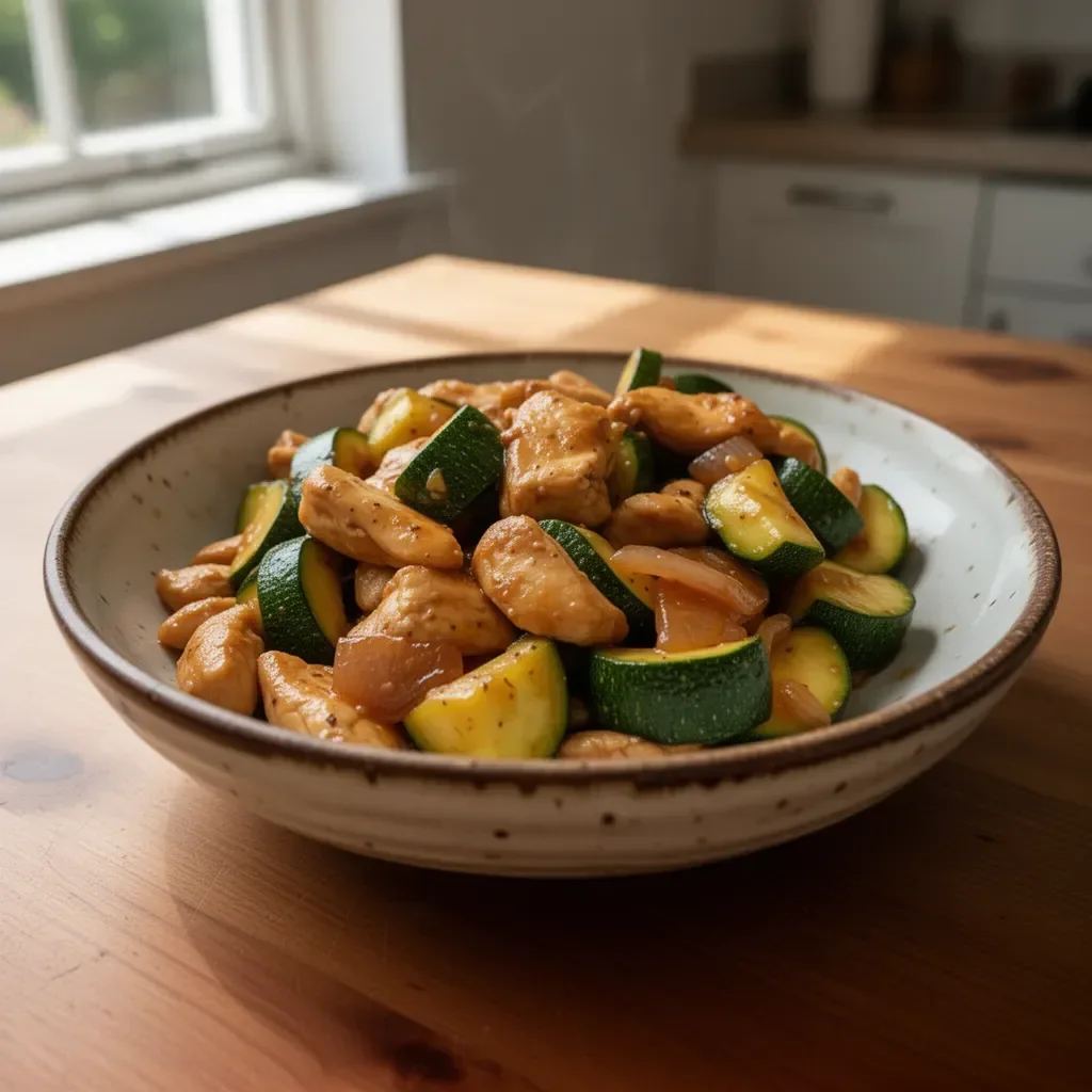 Chicken Zucchini Stir Fry 4 Delicious Chicken Zucchini Stir Fry with vibrant vegetables