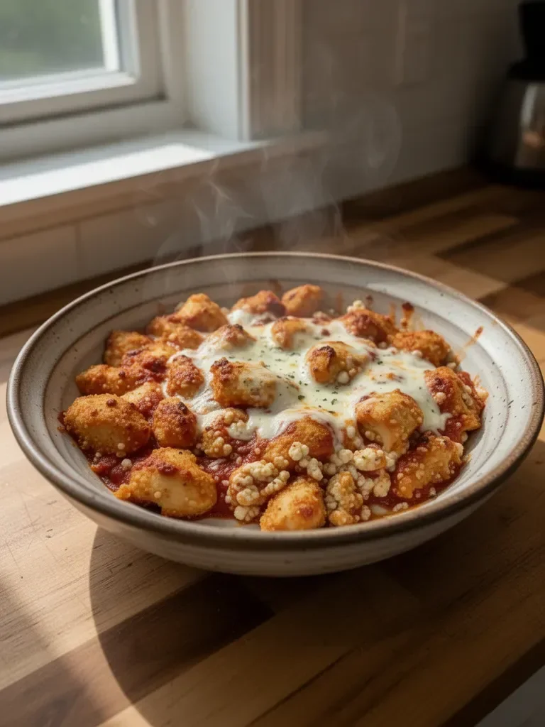 Cottage Cheese Chicken Parmesan Bowl 4 Cottage Cheese Chicken Parmesan Bowl