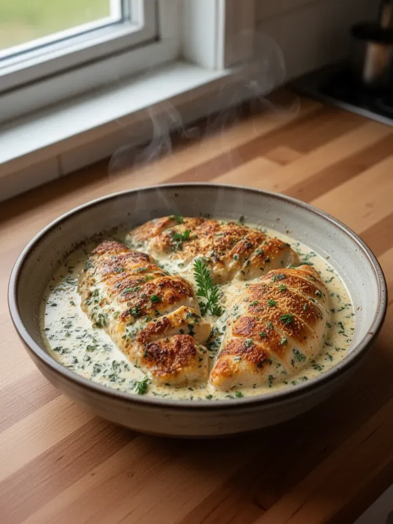 Creamy Garlic Parmesan Chicken Breast