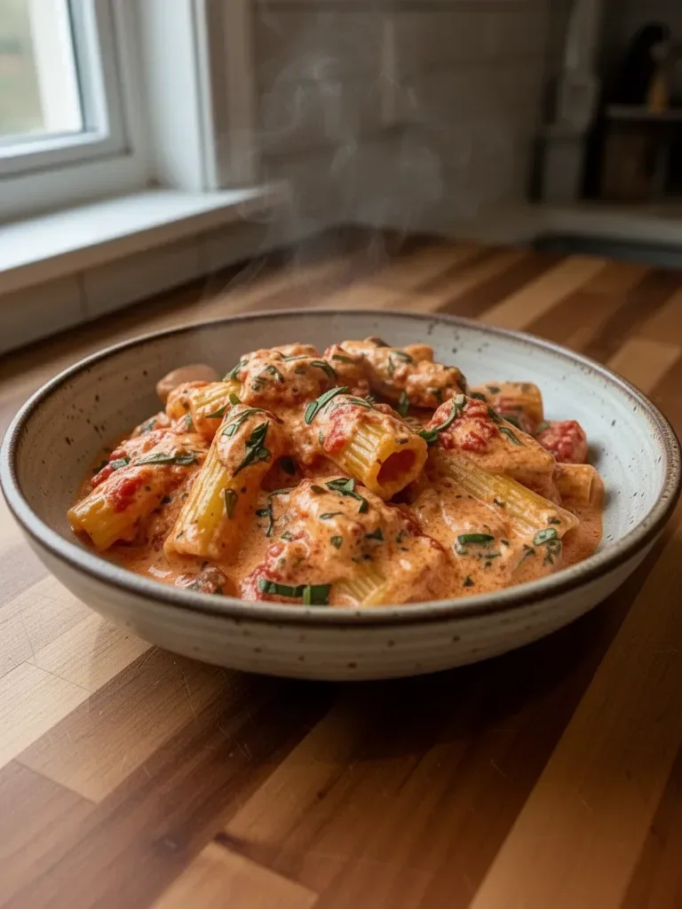 Creamy Tomato Garlic Pasta