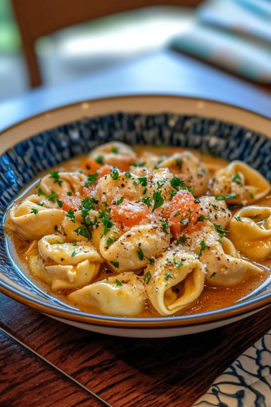 CrockPot Chicken Tortellini