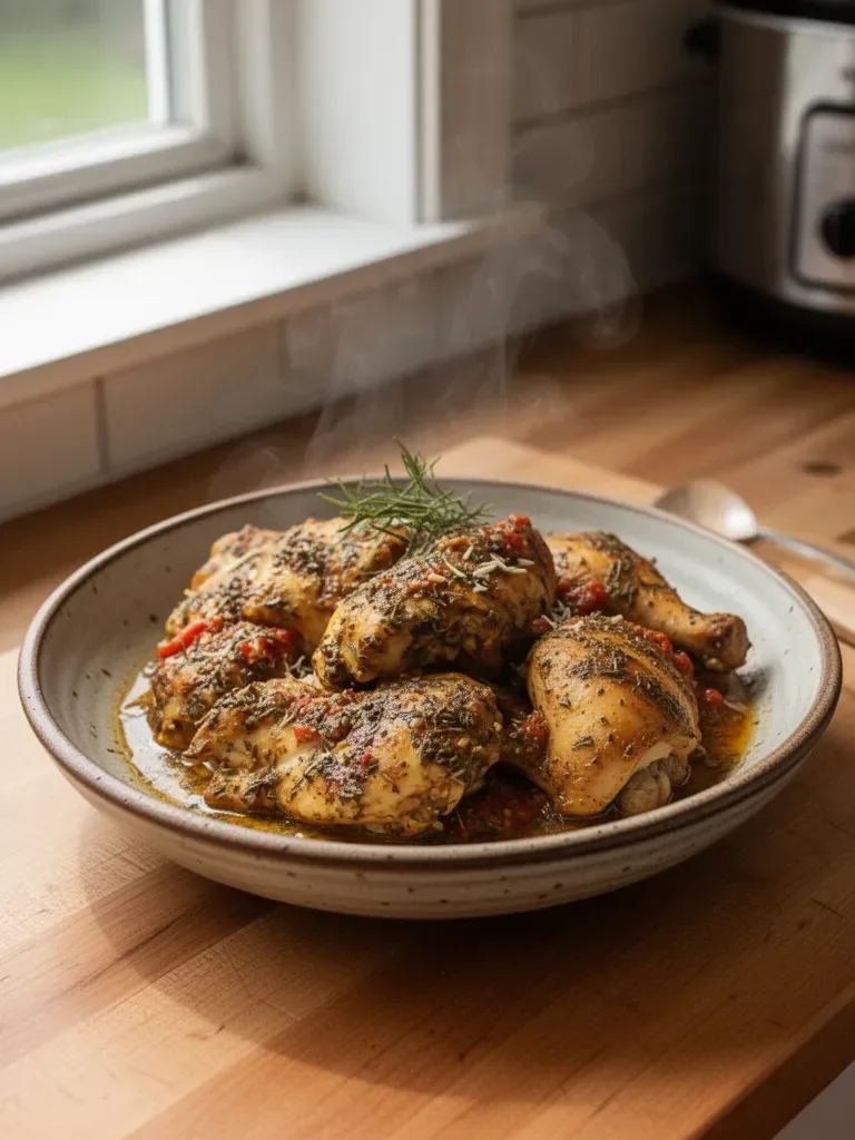 Crockpot Greek-Style Chicken