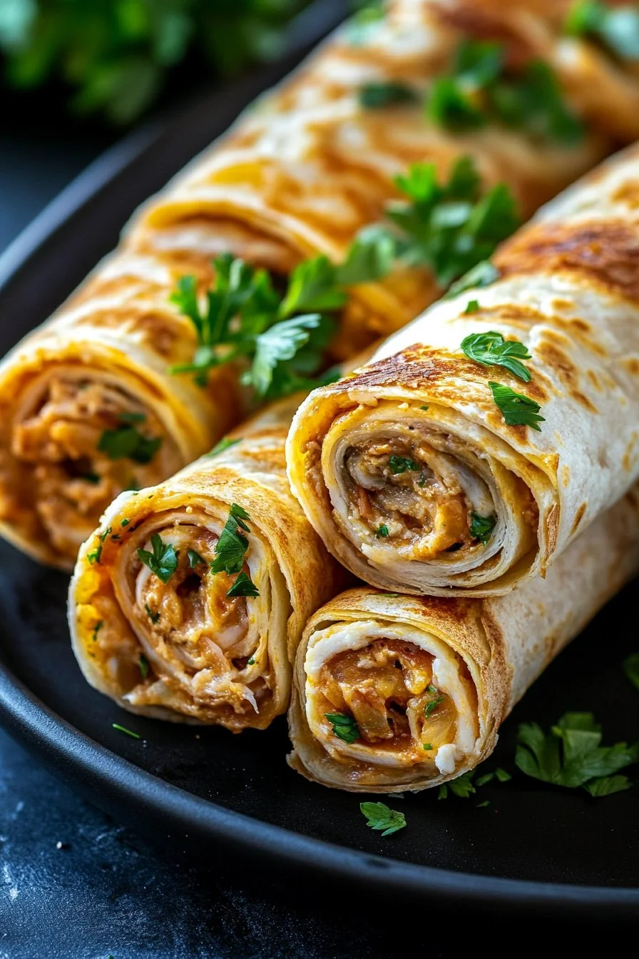 Delicious French Dip Tortilla Roll Ups