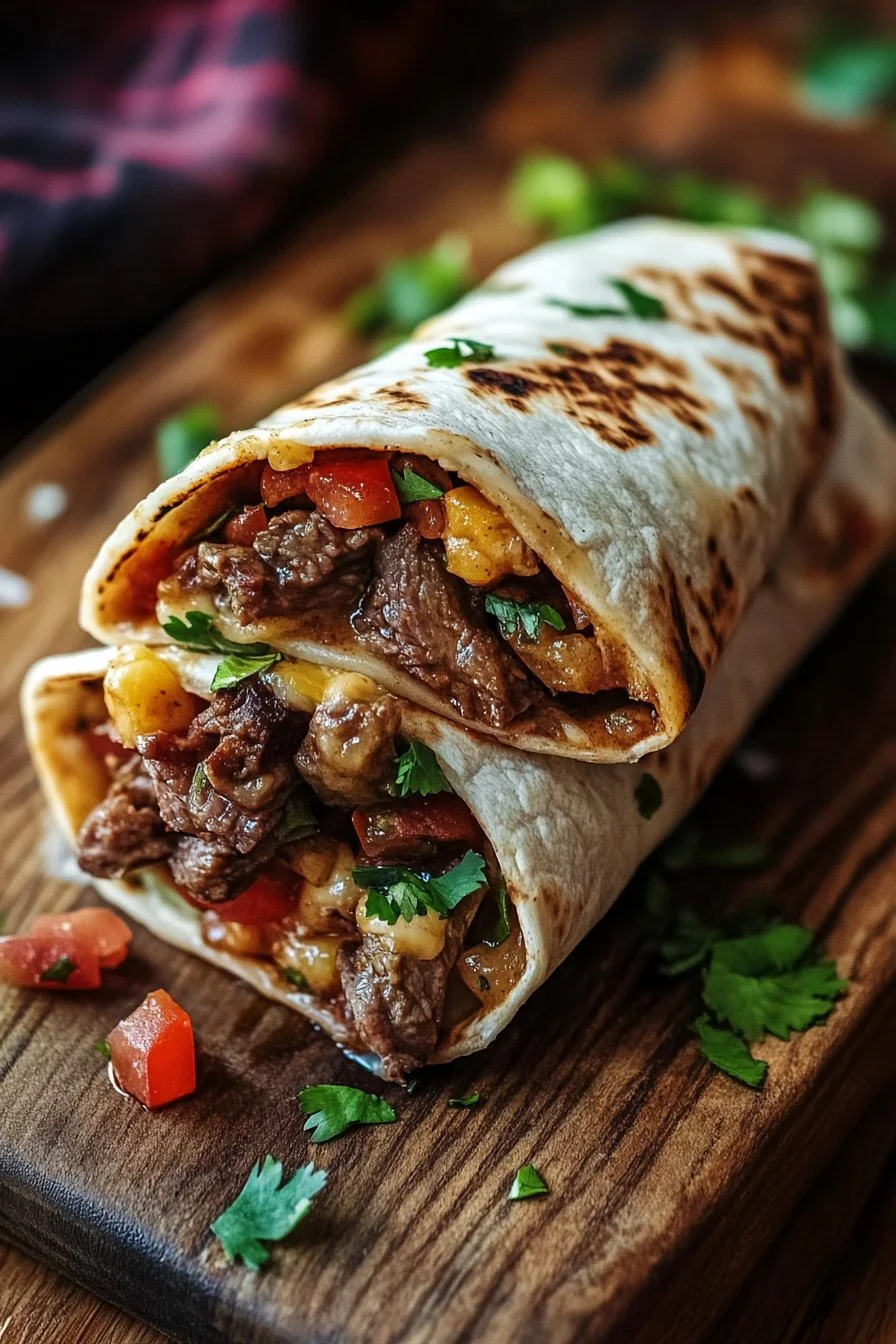 Delicious Steak Burritos