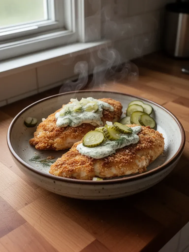 Dill Pickle Parmesan Chicken