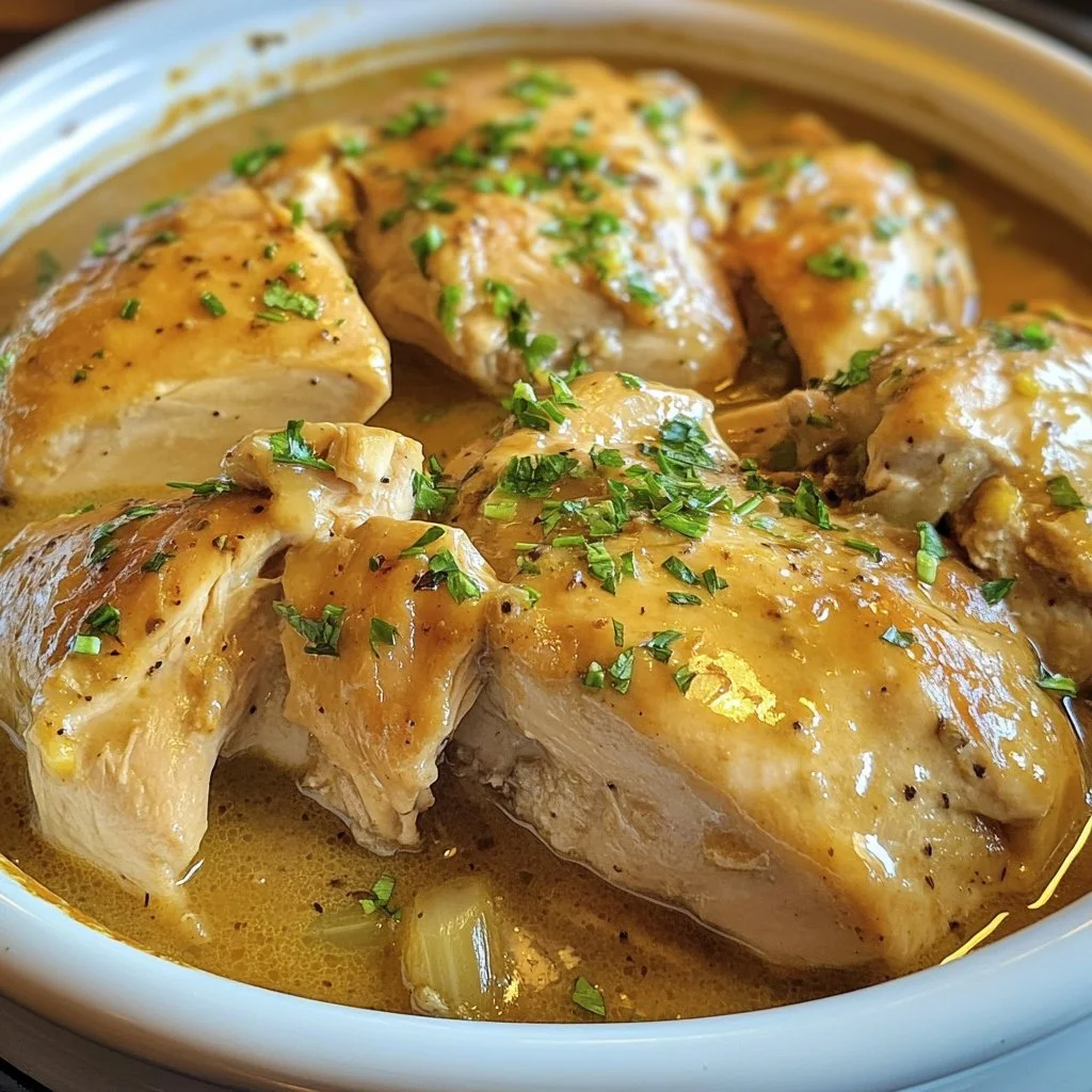 Delicious Crock Pot Crack Chicken served on a plate with toppings