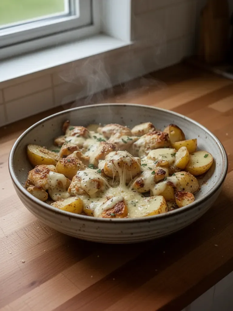 Garlic Parmesan Chicken and Potatoes
