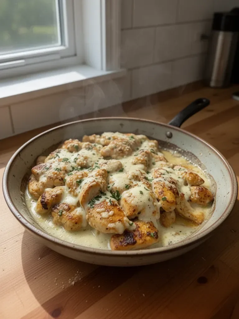 Garlic Parmesan Chicken Skillet