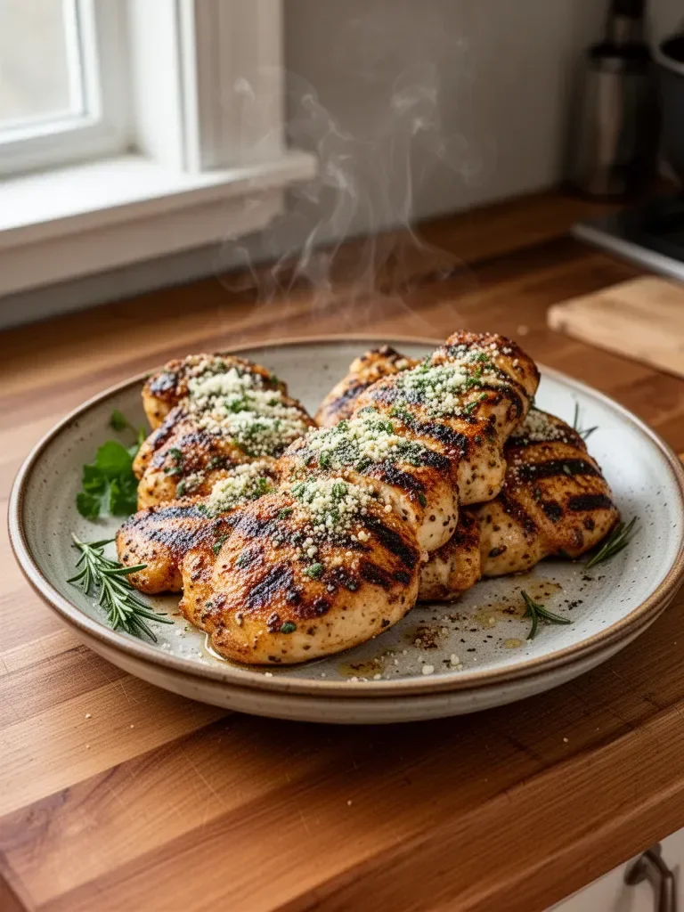 Garlic Parmesan Grilled Chicken