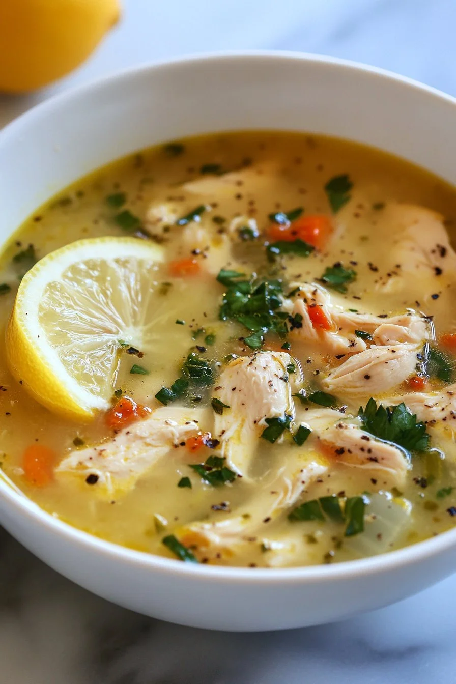 Greek Lemon Chicken Soup