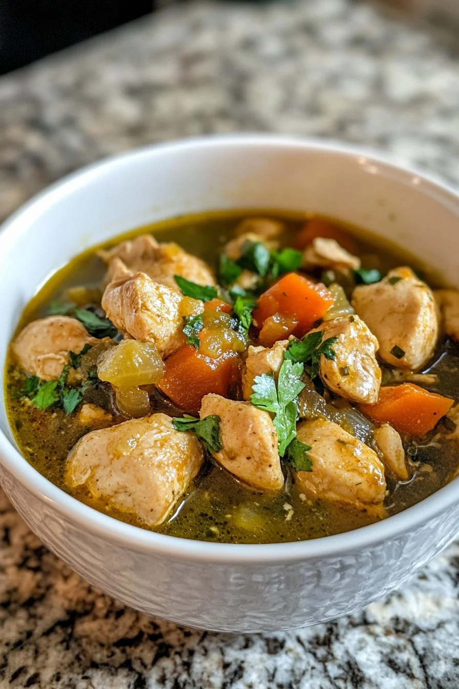 Green Chile Chicken Stew