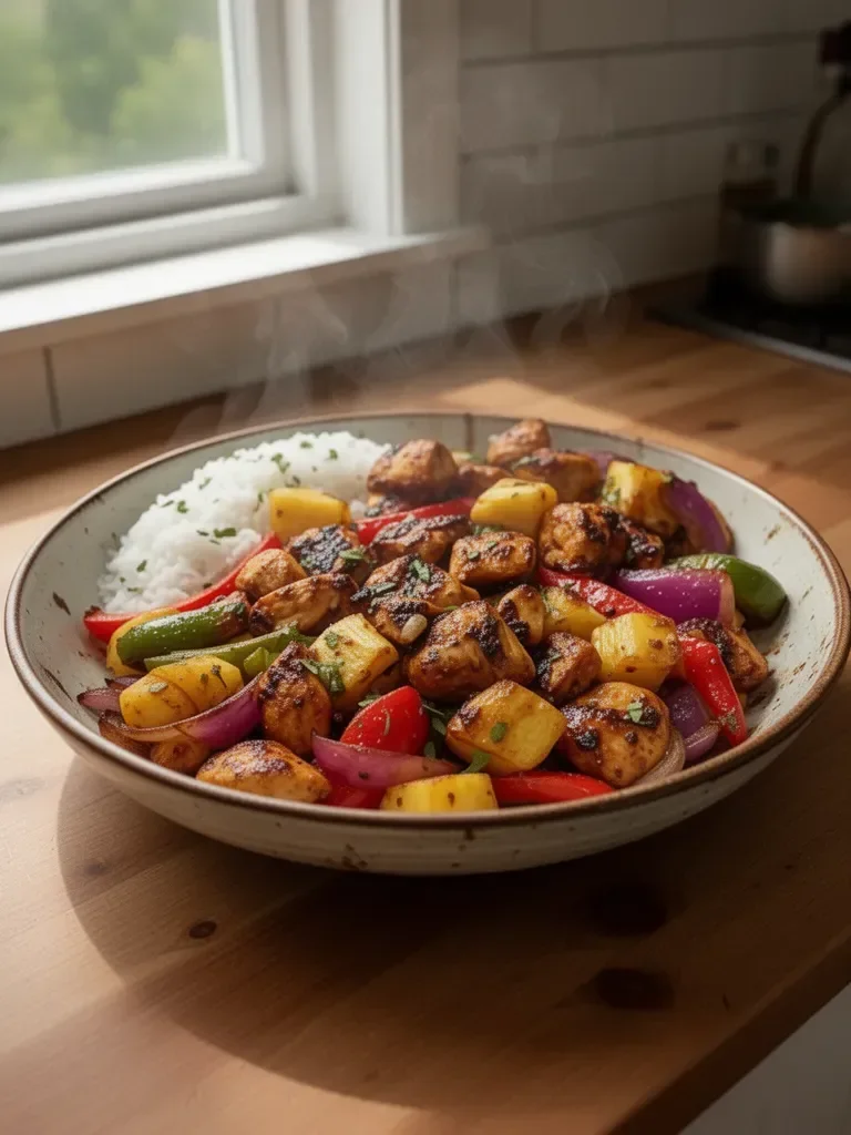 Hawaiian Chicken Sheet Pan