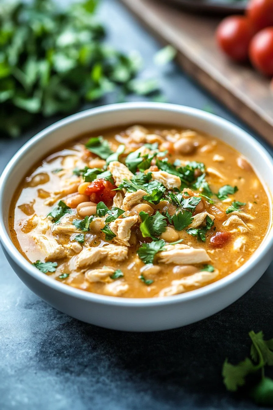Healthy White Chicken Chili