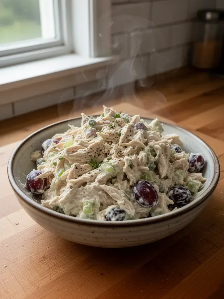 Homemade Chicken Salad with Grapes