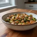 honey garlic chicken brussels sprouts skillet 2026 03 16 164211 1