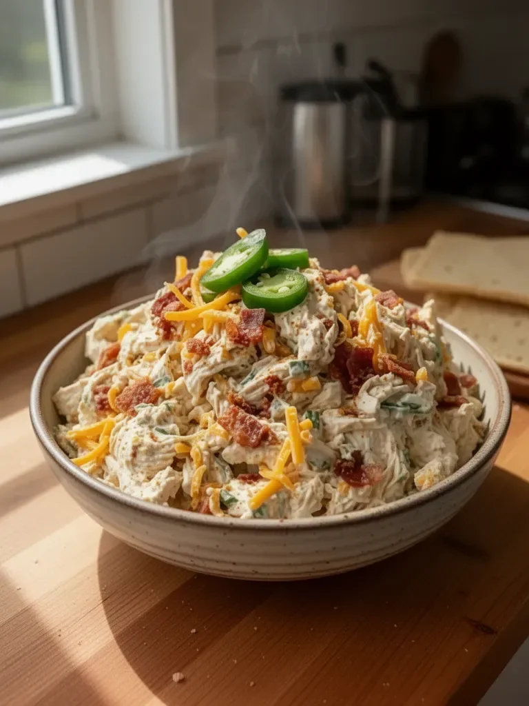 Jalapeño Popper Keto Chicken Salad