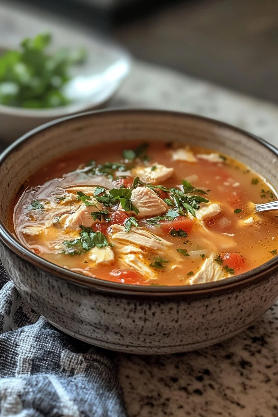 Mediterranean Chicken Soup