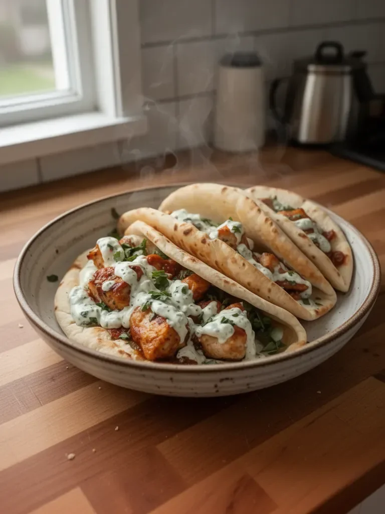 Sheet Pan Chicken Pitas with Herby Ranch