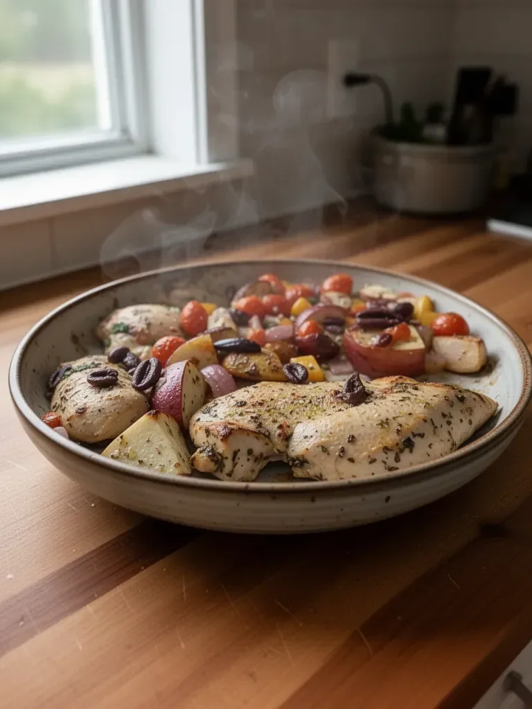 Sheet Pan Greek Chicken