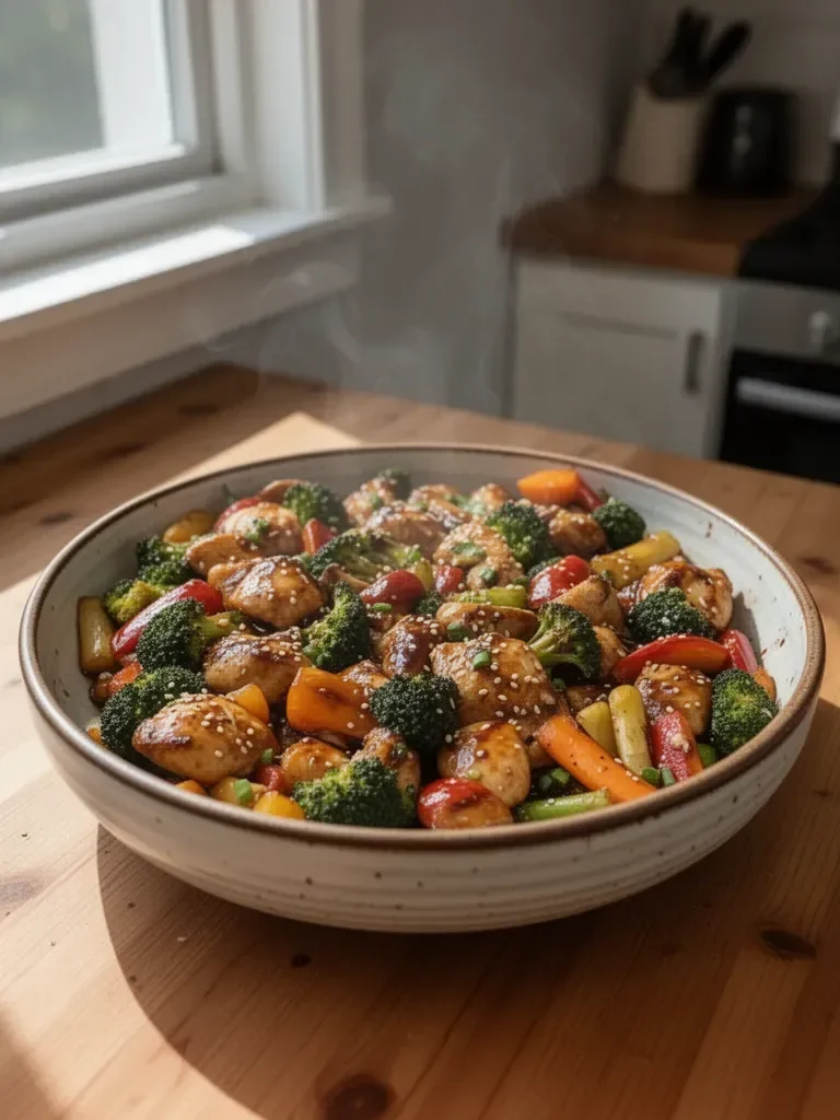 Sheet Pan Teriyaki Chicken & Veggies