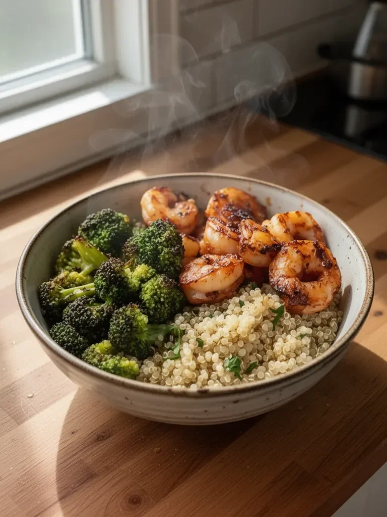 Shrimp Quinoa Bowl