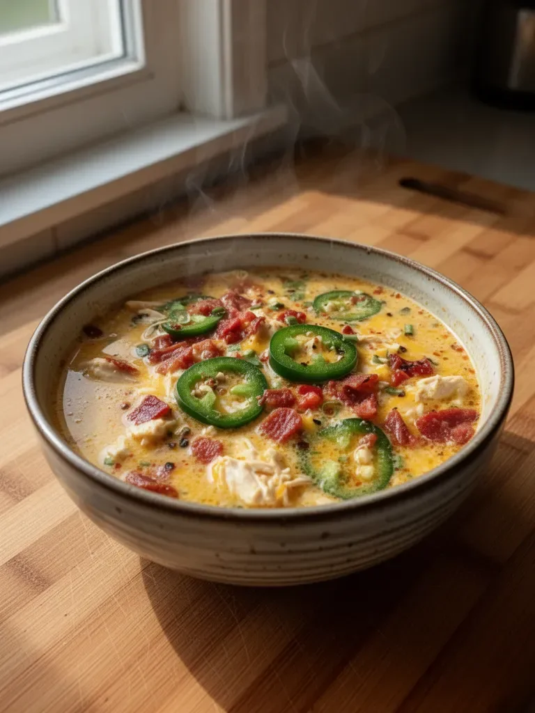 Spicy Jalapeno Popper Chicken Soup 4 Spicy Jalapeno Popper Chicken Soup