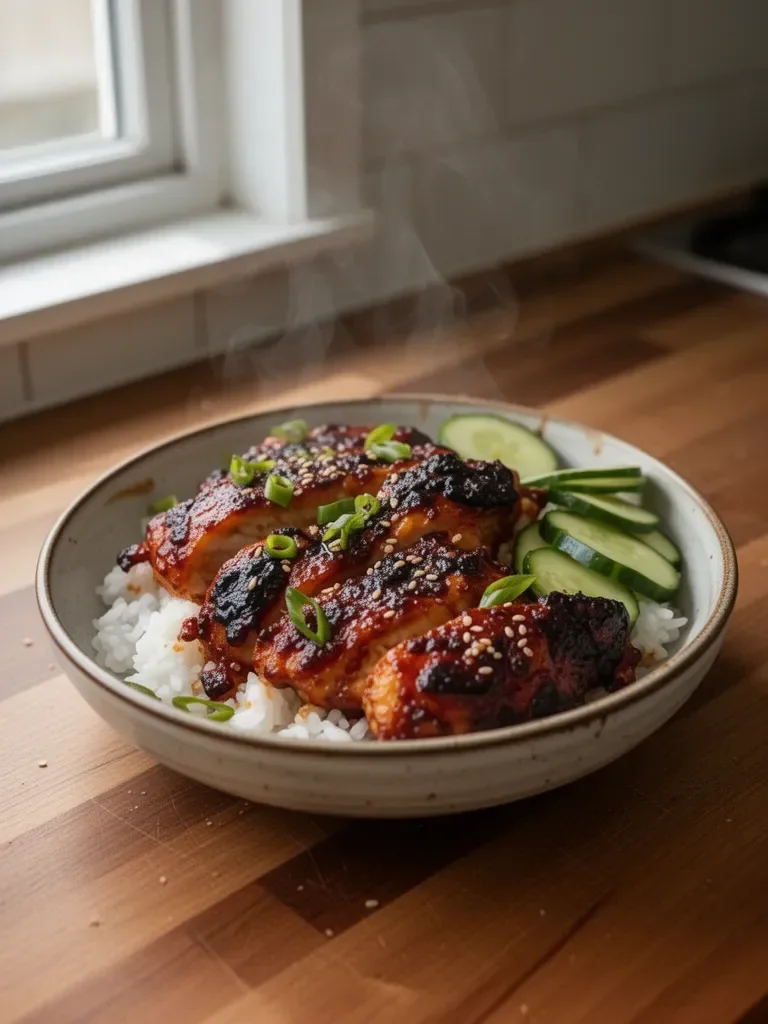 Sticky Honey Gochujang Chicken