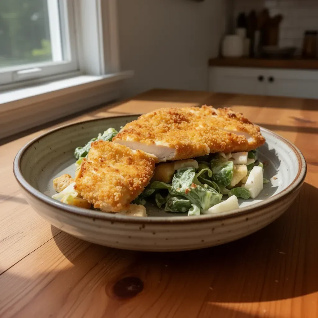 The Best Crispy Air Fryer Chicken Cutlets Recipe 3 Delicious crispy chicken cutlets cooked in an air fryer.