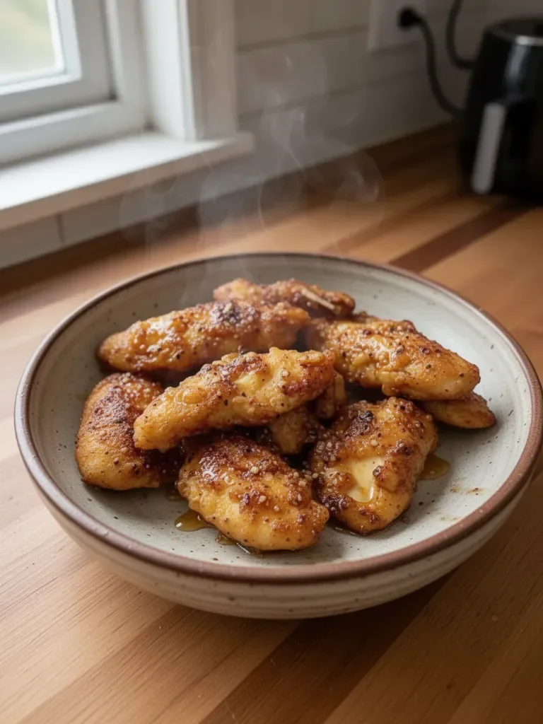 Air Fryer Honey Butter Garlic Chicken Tenders