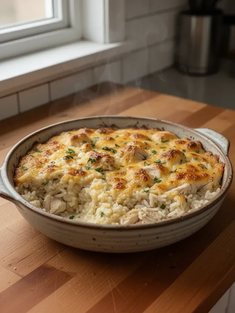 Angel Chicken Rice Casserole